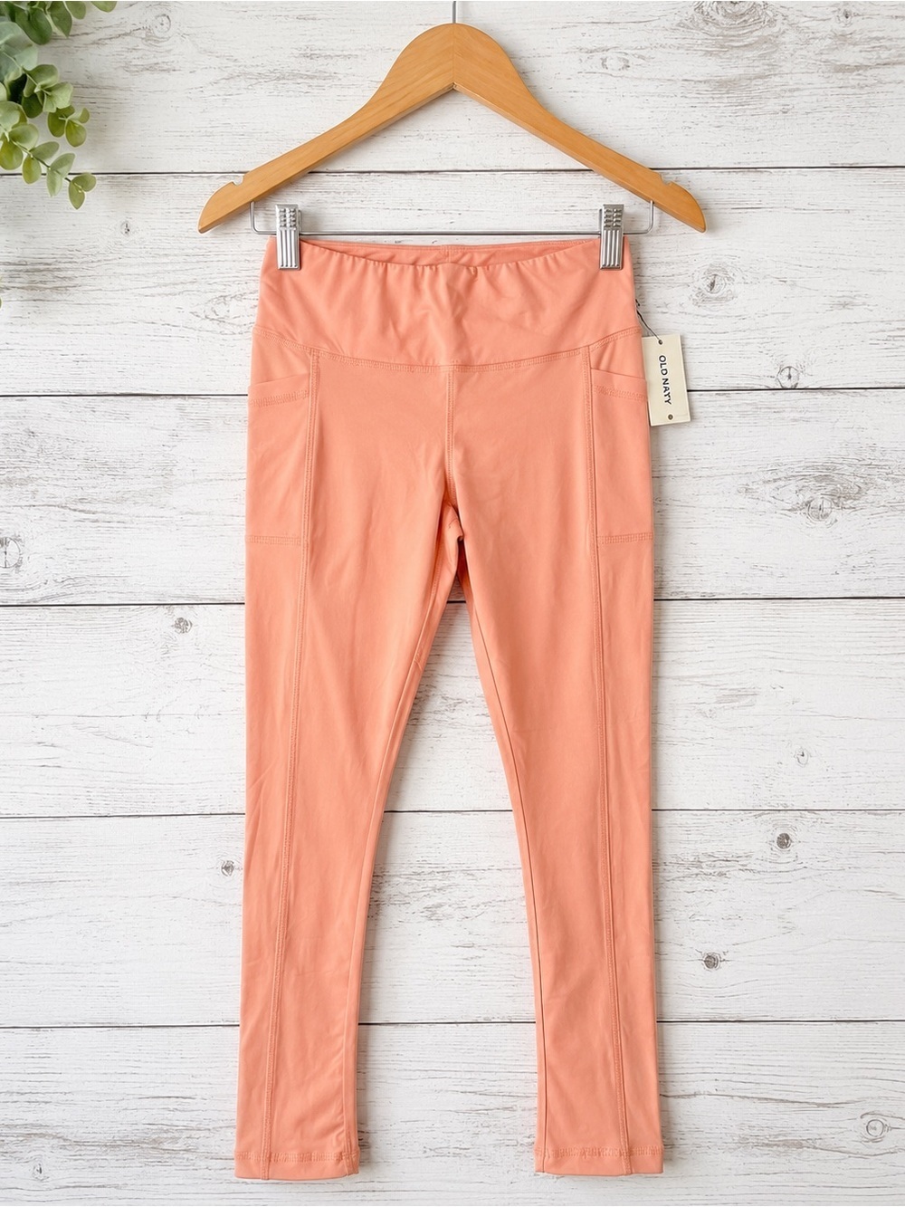 No Comment NYLA Peach High-Rise Leggings Size M NWT